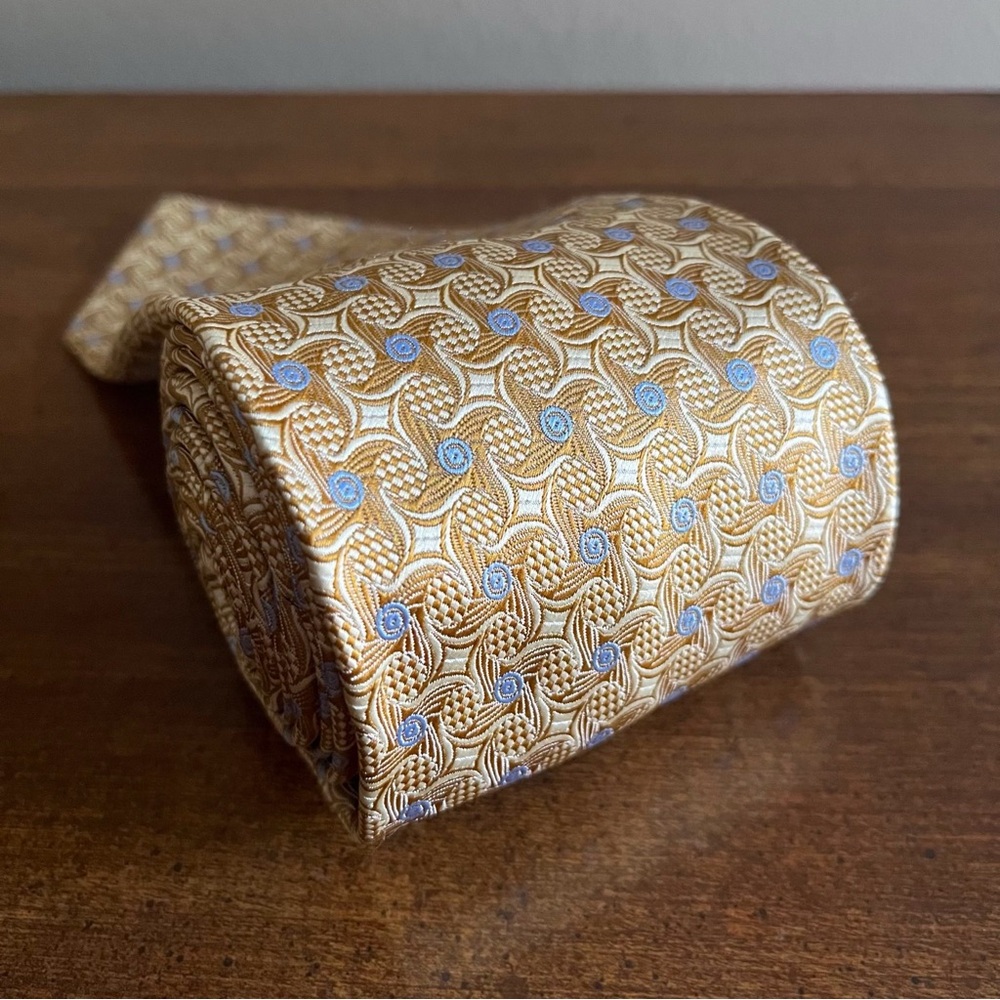 Gold Blue Alexander Julian Tie